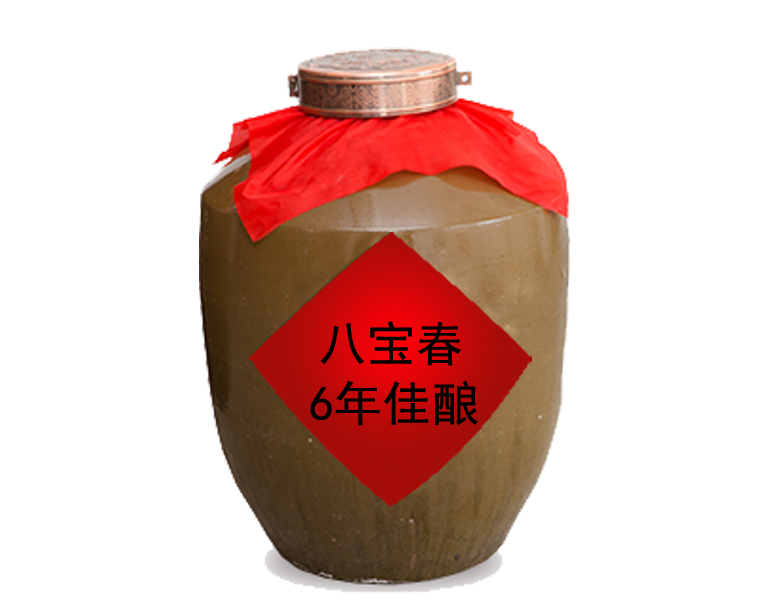 banner产品参数 / PRODUCT PARAMETER八宝春五年陈酿产品名称：42%vol八宝春五年秘酿产品参数：香型：浓香型白酒生产许可证编号：QS340015013810产品标准号：GB